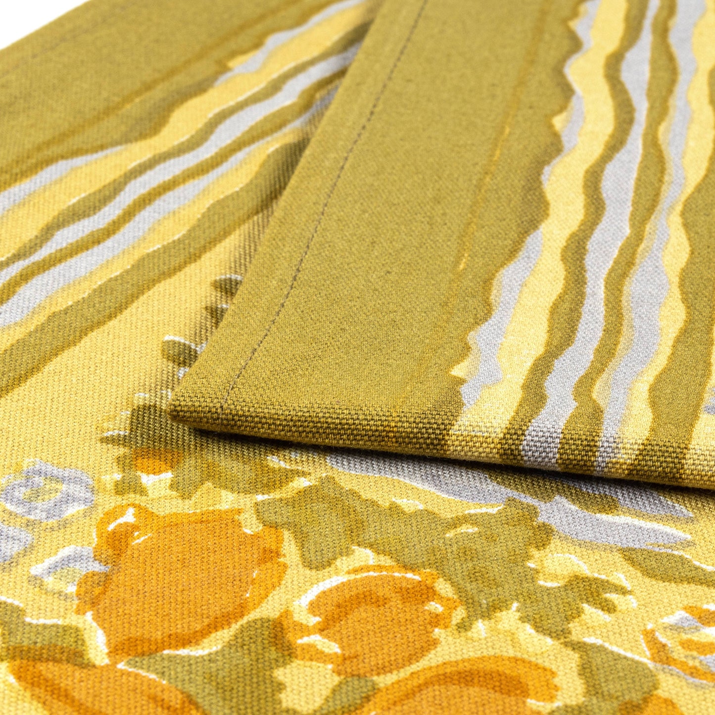 Jardin Mustard & Grey | Runner: 16" x 90"