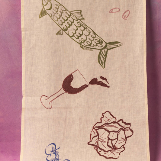 ‘Dinner’ Table Runner 230cm X 45cm