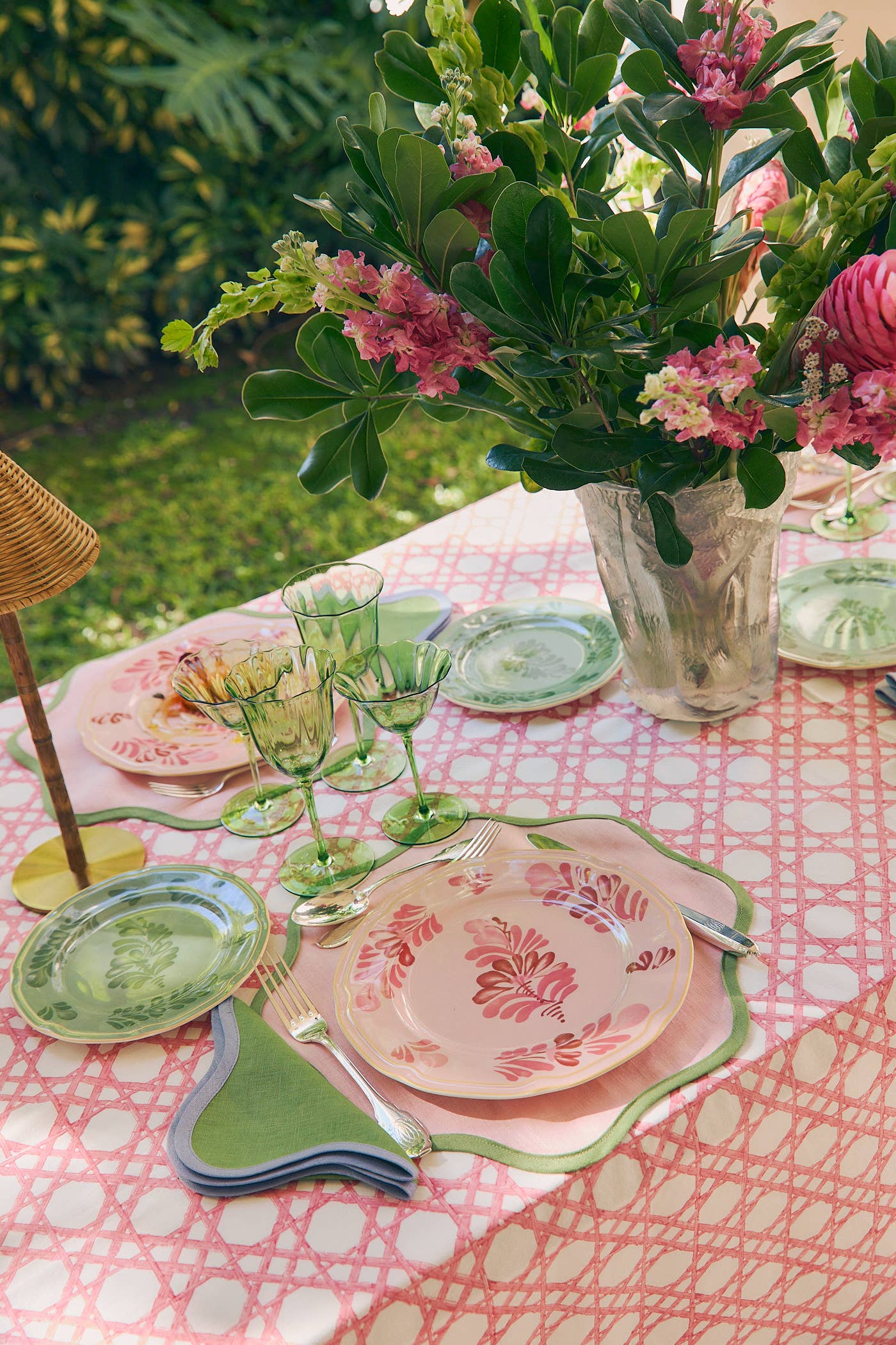 Gordes green dessert plate (set of 4)