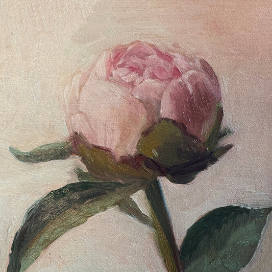 "A Simple Peony": 3x3