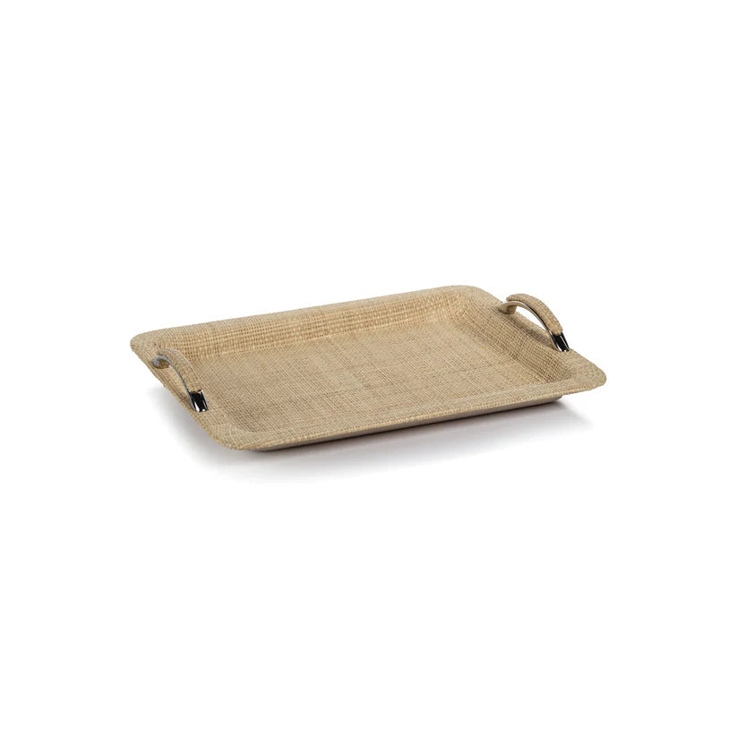 SMALL RAFFIA TRAY