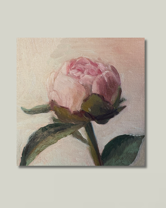 "A Simple Peony": 3x3