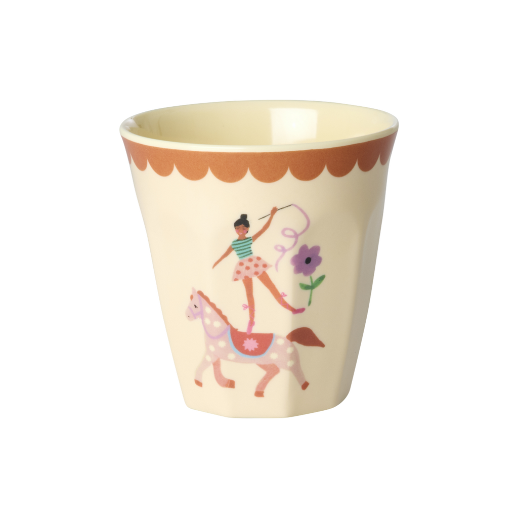 Melamine Kids Cups in Fun Fair Pink Prints - Small - 6 pcs. in Gift Box