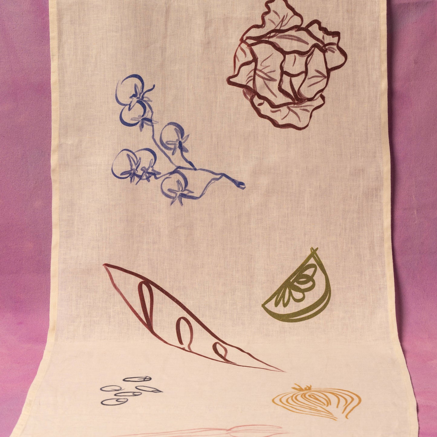‘Dinner’ Table Runner 230cm X 45cm