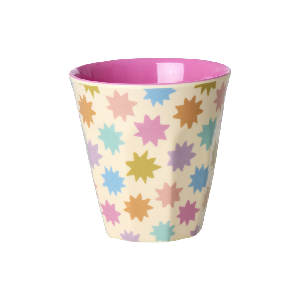 Melamine Kids Cups in Fun Fair Pink Prints - Small - 6 pcs. in Gift Box