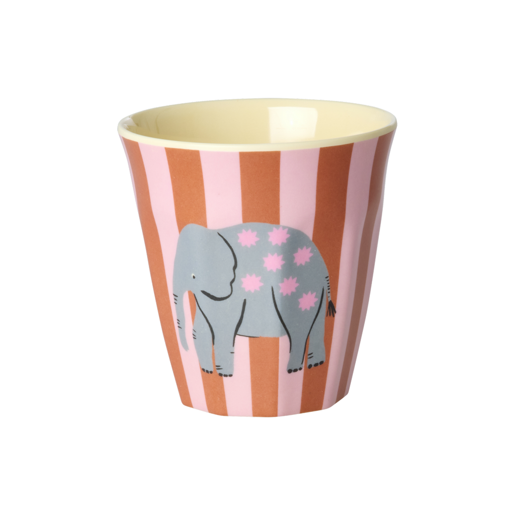Melamine Kids Cups in Fun Fair Pink Prints - Small - 6 pcs. in Gift Box