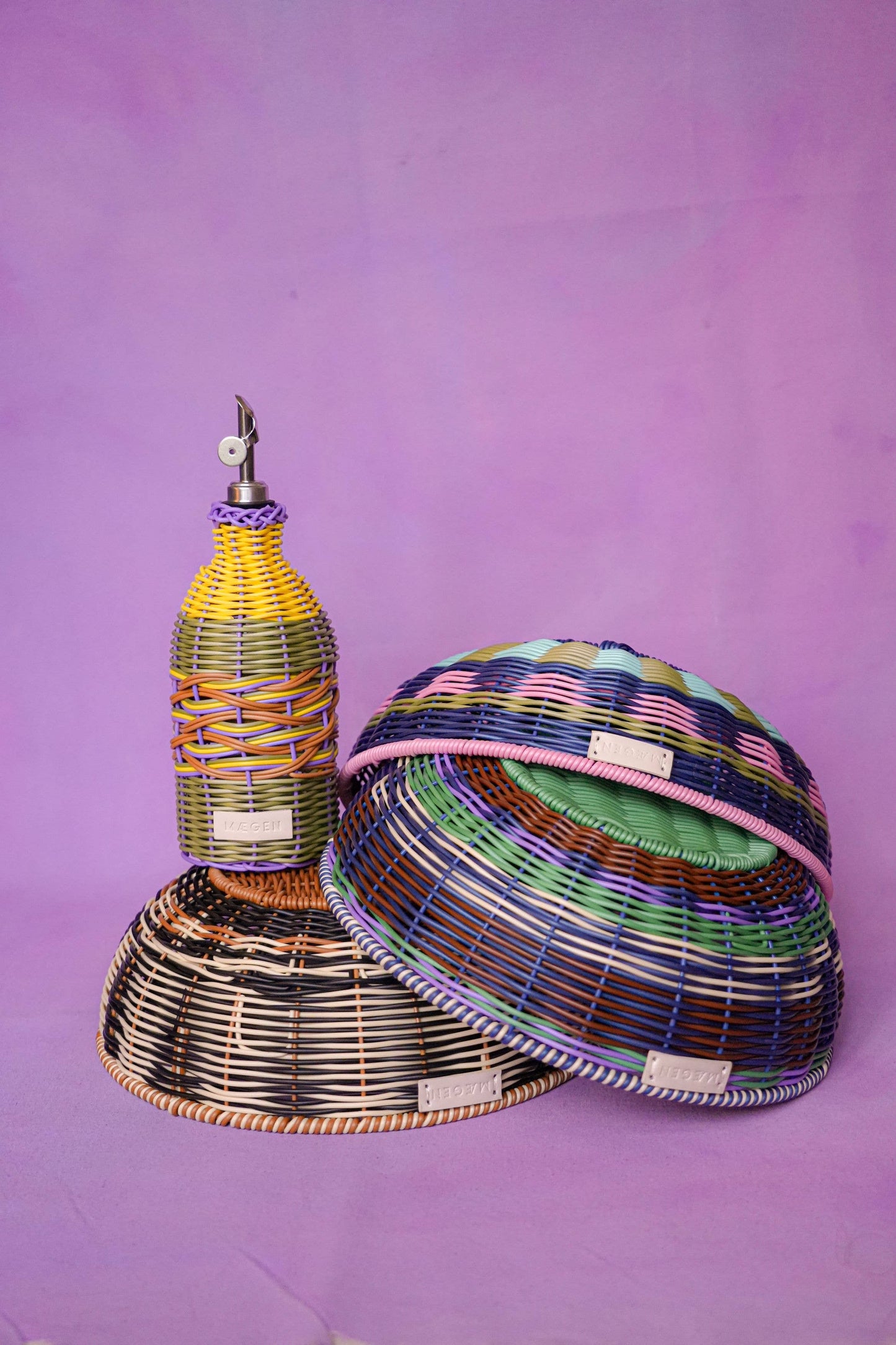 Maegen Oil Pourer - Yellow/Lilac