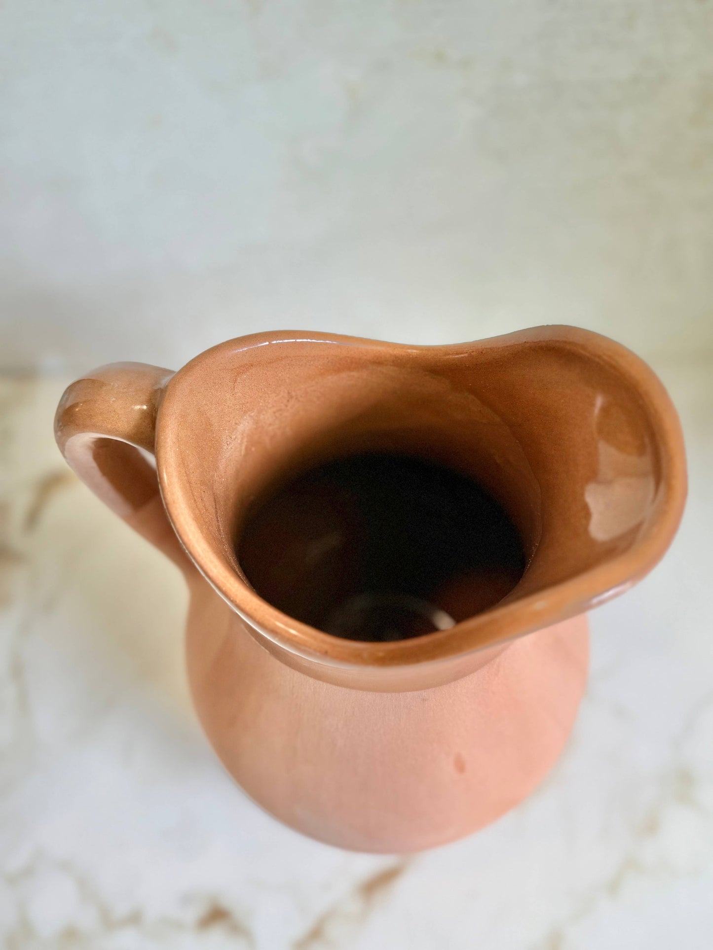 Red Clay Decorative Pitcher: Large